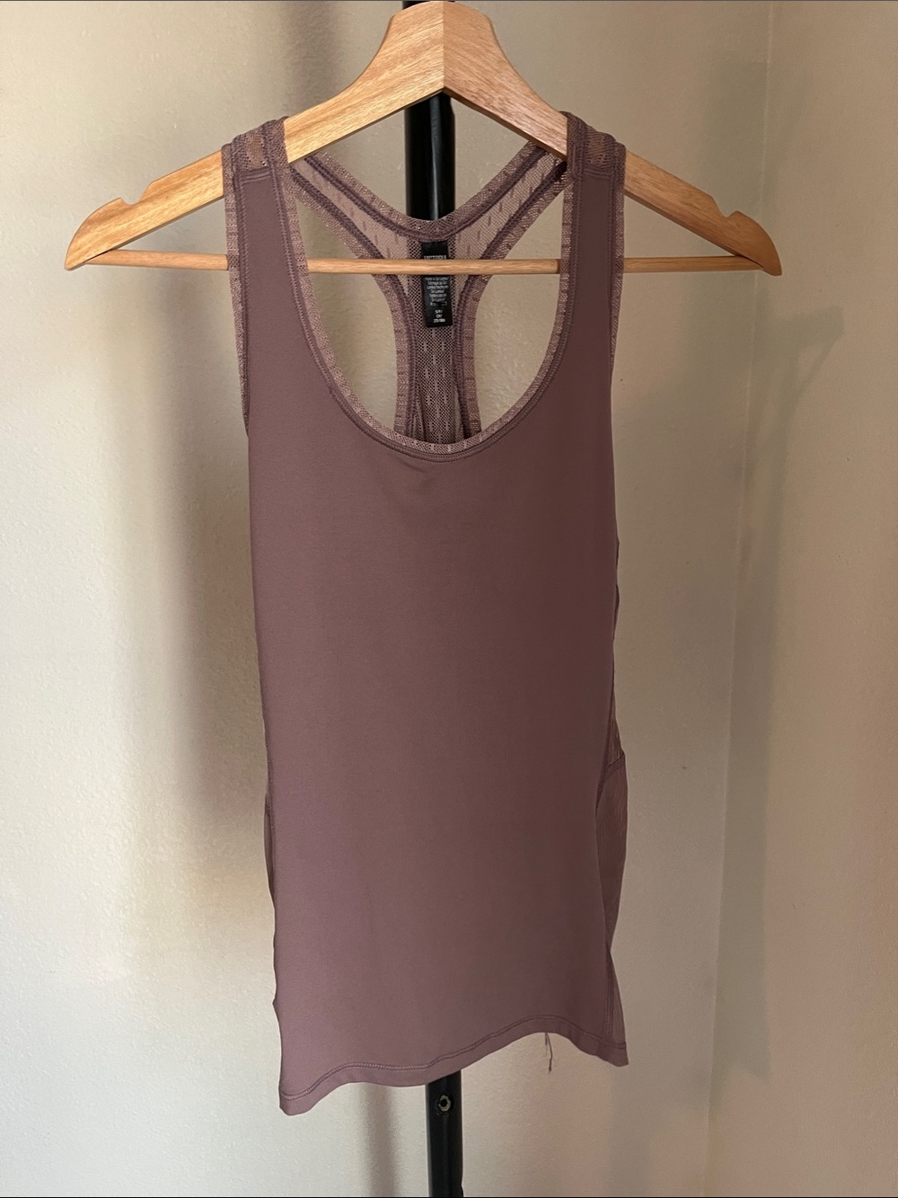 Victoria's Secret Sport Lavendar Lace-Back Tank Top